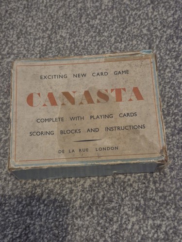 Canasta card game set - card, 1930s
