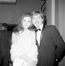 Actor David Hemmings With Wife
