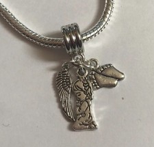 Praying Baby Angel Footprints Angel Wings Memorial Charms for Bracelet Necklace 
