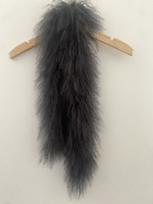 Mongolian Sheep Fur Raw Grey