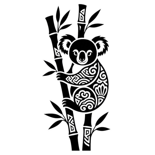 Koala decal tribal australian - decal,