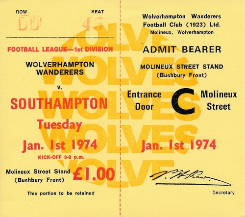 Ticket wolves southampton - wolves,