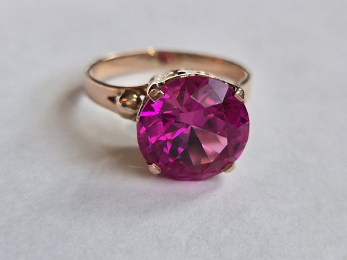 14k rose gold - 14k, sapphire