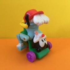 Retro Warner Bros Animaniacs Push Along Tricycle Bike Toy Figures 1990s