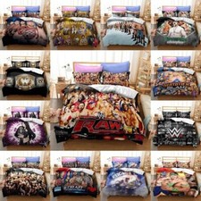 WWE WRESTLING LEGENDS Duvet Set Bedding Set Pillowcase Single Double Gifts UK