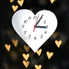 Heart Shaped Clocks - Many