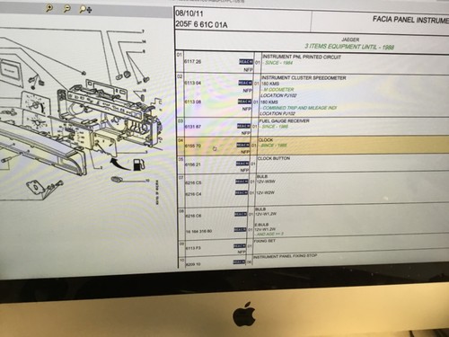 Peugeot 205 309 time clock - ,