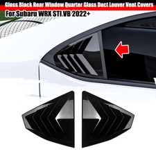 Rear Side Window Quarter Duct