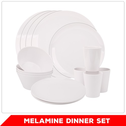 White dinner set piece - 16,