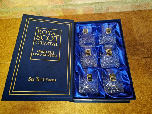 Royal scot crystal tot glasses - tot,