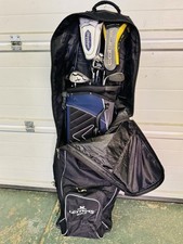 John Letters Wheeled Golf Travel Bag Golf Club Protection Clubs Suitcase