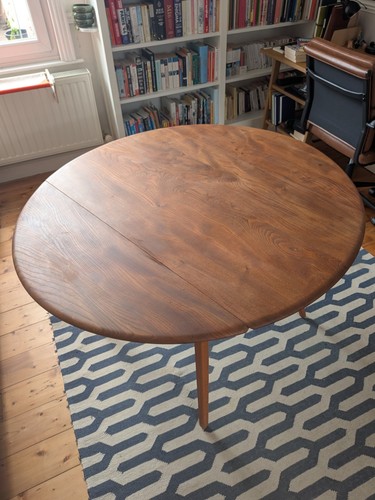 Vintage ercol elm - drop, leaf