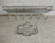 Self Adhesive Bathroom Shower Caddy Shelf Rack Storage Organiser Stainless Steel