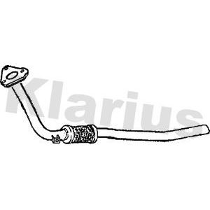 Klarius centre exhaust pipe - centre,