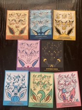 Chinese Eevee Evolution Theme Box FULL SET Individual Card Sleeves Pokemon China
