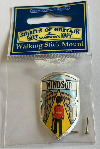 Windsor walking stick badge - walking,