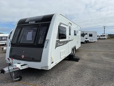 6 BERTH ELDDIS CRUSADER TEMPEST EB 2015 TWIN AXLE WITH FIXED BUNK BEDS&WARRANTY