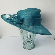 Hat Studio Formal Hat Deep Turquoise Wedding Races Mother of the Bride