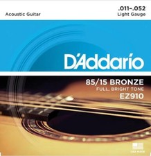 D'Addario EZ910 Acoustic Bronze Light Guitar Strings