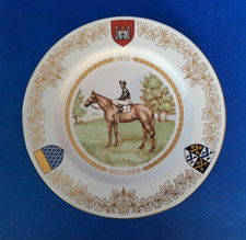 Spode Commemorative Plate - 1972 St Leger - Boucher , Diameter = 26.5cm