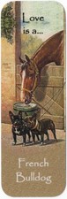 FRENCH BULLDOG FRENCHIE BEAUTIFUL DOG BOOKMARK SAME IMAGE BOTH SIDES GREAT GIFT
