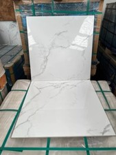 White Marble Effect Light Grey