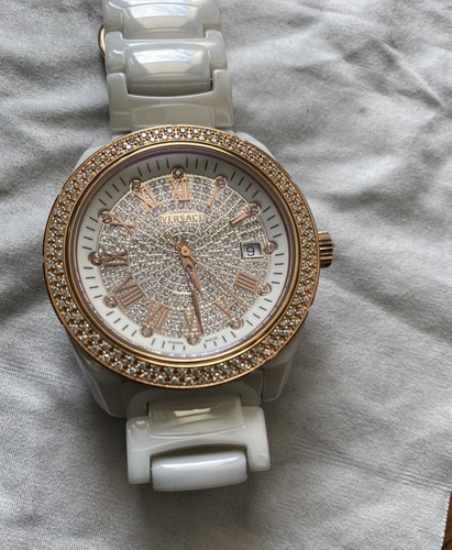 Versace watch rose gold - rose,