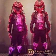 LED Robots Costume Suit Party