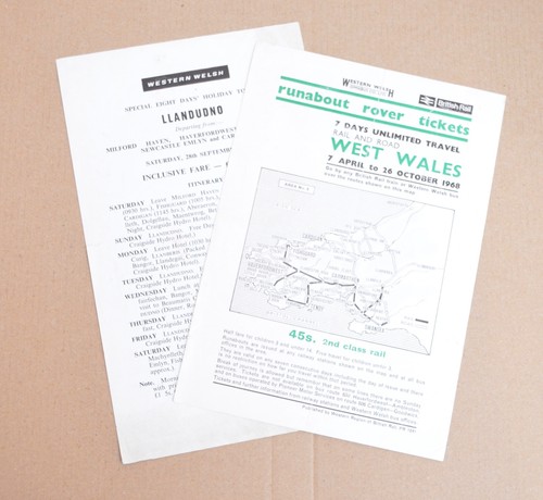 Bus coach handbills western - coach,