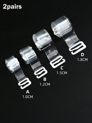 Pair clear invisible bra - 2,