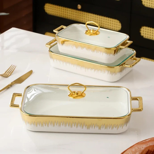 3pcs ceramic chafer dish - ceramic,
