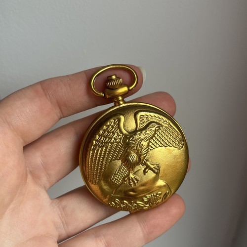 Gold tone half hunter american - gold,