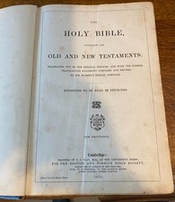 1873 Victorian Holy Bible