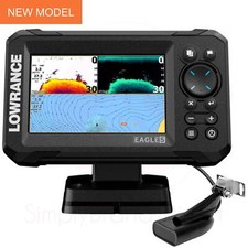 Lowrance Eagle 5 Fishfinder/ Chartplotter with 83/200 HDI Transducer│W/w Basemap