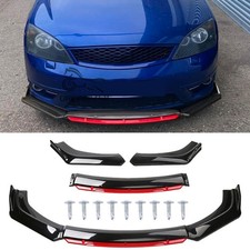 Black+Red Lower Front Bumper