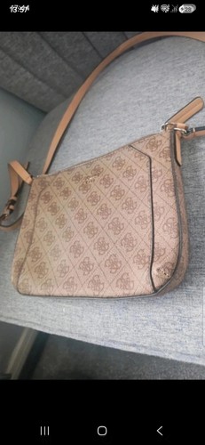 Guess brown crossover bag has