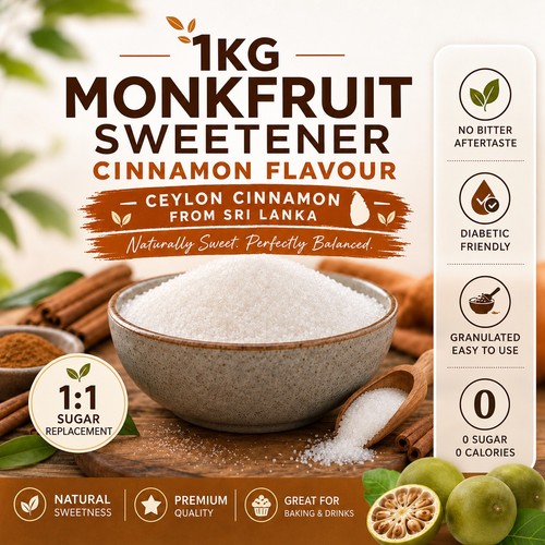 Monk fruit sweetener 1kg - fruit,