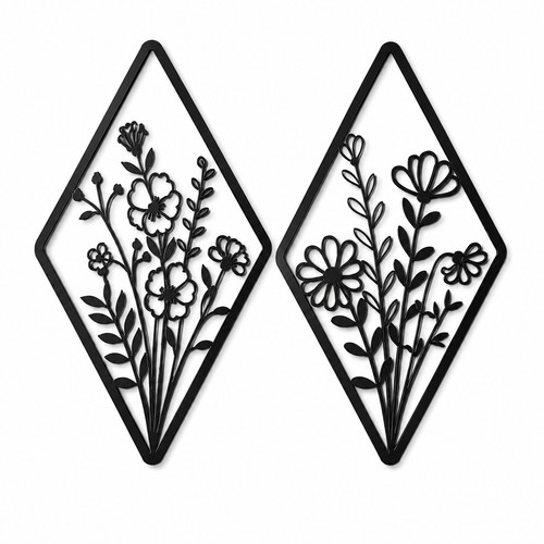 Floral wall art modern - floral, –