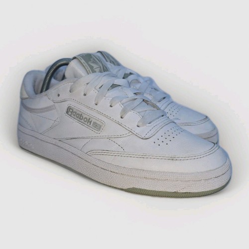 Reebok club white trainers - c,