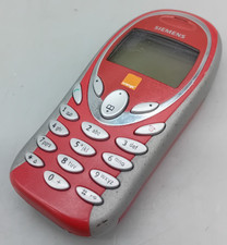 SIEMENS A55 Red Mobile Phone (Orange Network with Vintage SIM) SPARES & REPAIRS