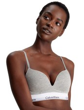 000QF7623E Calvin Klein Modern Cotton Plunge Push Up Bra