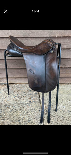 Albion brown dressage saddle - brown,