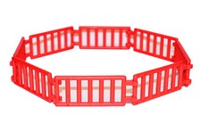 😀 LEGO Fence Red (pack x8) Ladder barrier farm animal city playmobil zoo [+]