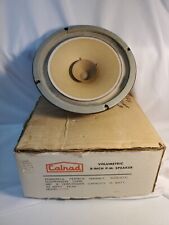 Vintage NOS CALRAD S-518  8" Volumetric P.M. Speaker 8 OHM 15W Japan OG BOX