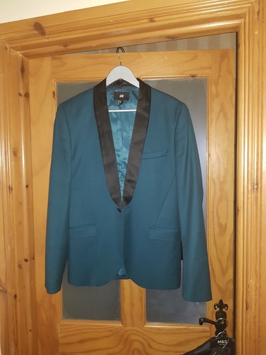 Mens vintage formal - , petrol