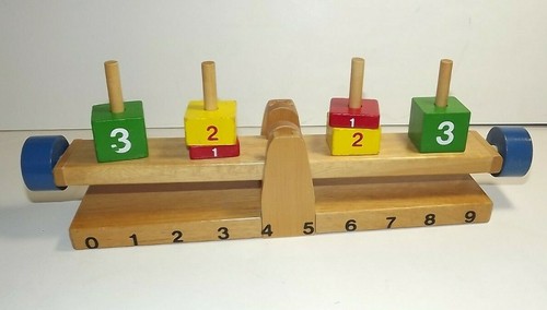 Preschool math toy wood number - preschool,