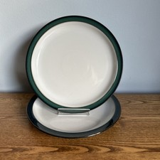 Denby Greenwich Medium Plates x2 21.5cm Lunch/salad 