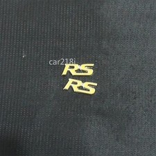 2x Chrome Yellow Small RS