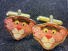 Pink Panther Cufflinks Lovely