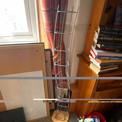 Freestanding chrome metal - freestanding,